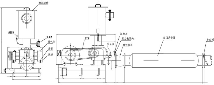 HDSR-300V黄瓜视频污污污真空泵外形圖